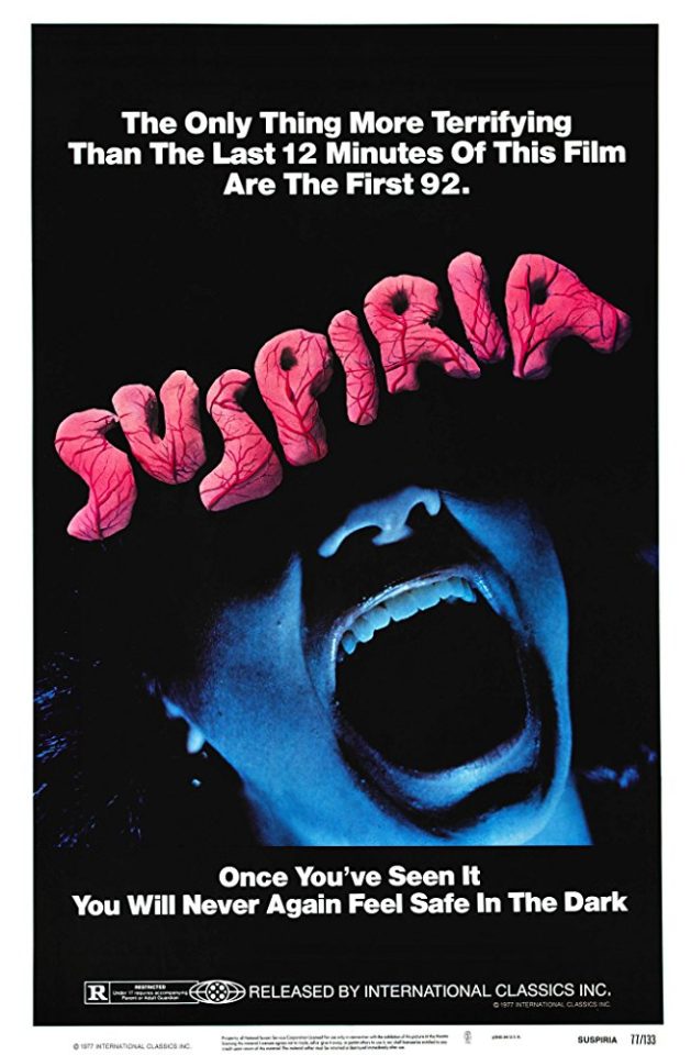 Suspiria di Dario Argento: un horror stregonesco e suggestivo